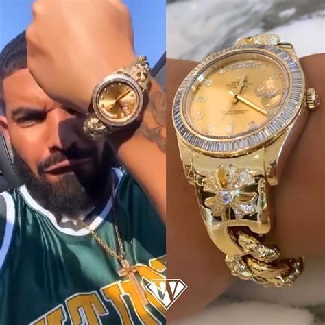 drake chrome hearts rolex